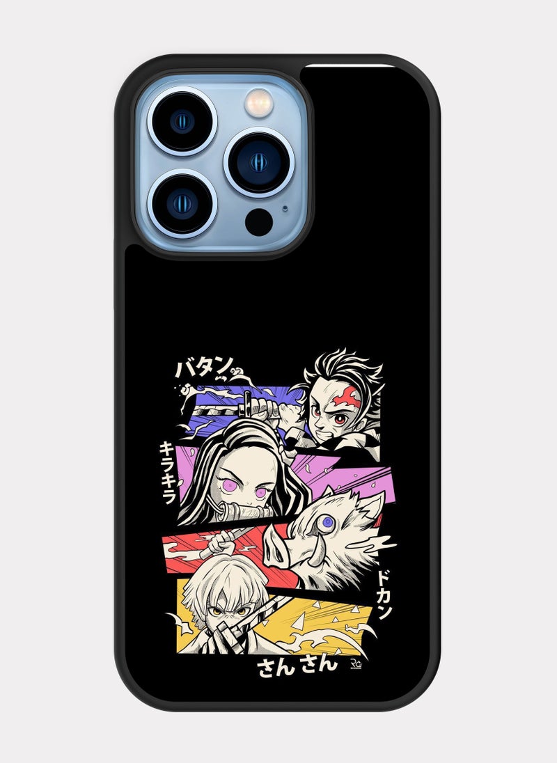 PXLAAT iPhone 13 Pro case cover  Slayer Kimetsu No - Image 1