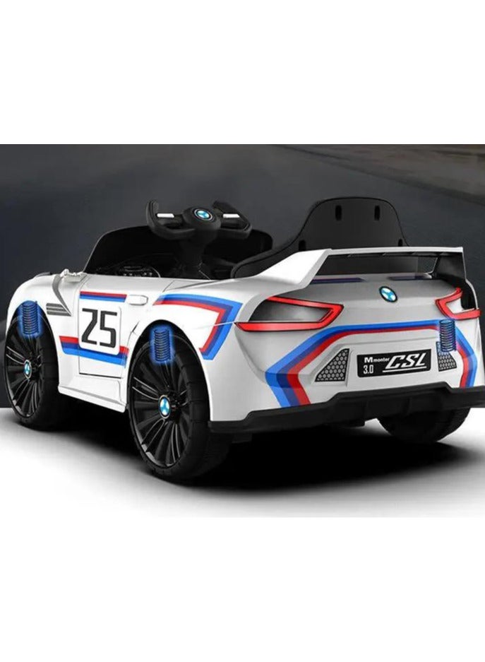 ضحكة  سيارة كهربائية للأطفال – تصميم رياضي فاخر مع تحكم عن بُعد وأضواء وموسيقى - Image 2