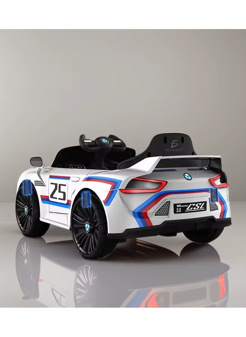 ضحكة  سيارة كهربائية للأطفال – تصميم رياضي فاخر مع تحكم عن بُعد وأضواء وموسيقى - Image 3