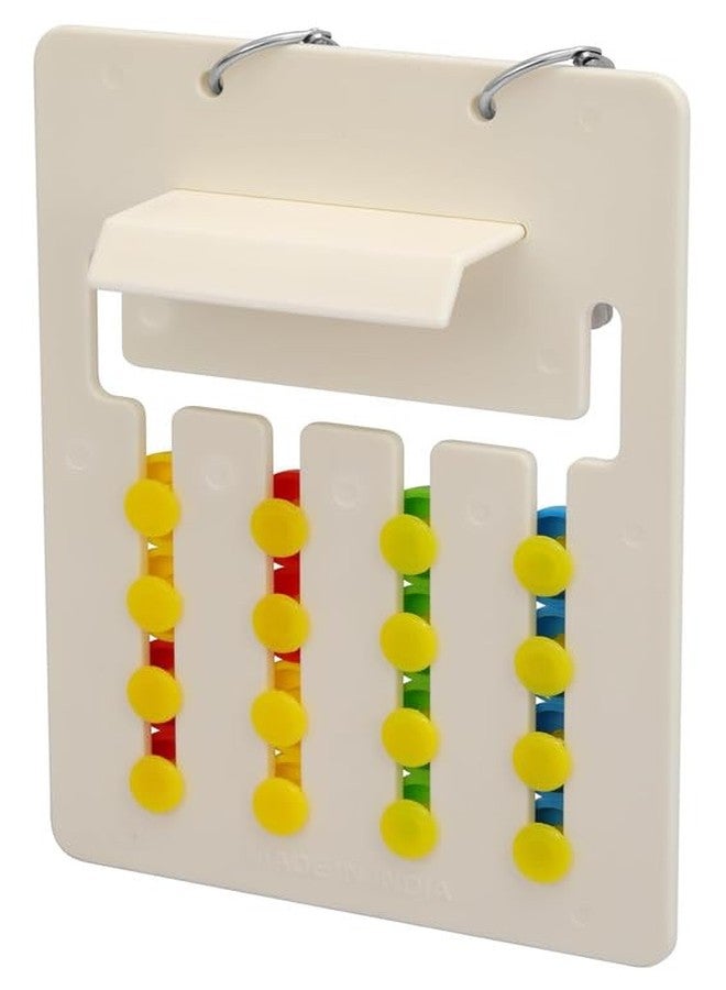 AHBHT Plastic Montessori Slide Puzzle Game Color and Pattern Matching Learning Toys Preschool Educational Activity Toy for Kids (Multicolor) - Image 4