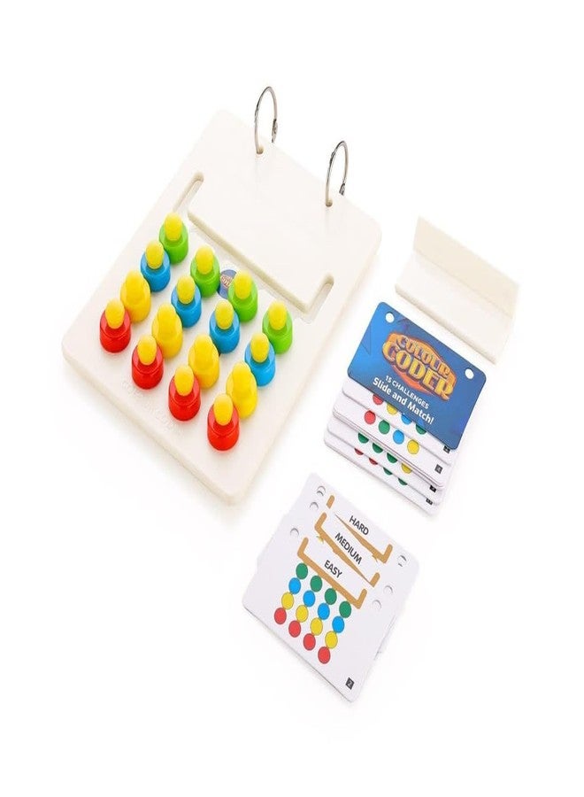 AHBHT Plastic Montessori Slide Puzzle Game Color and Pattern Matching Learning Toys Preschool Educational Activity Toy for Kids (Multicolor) - Image 2