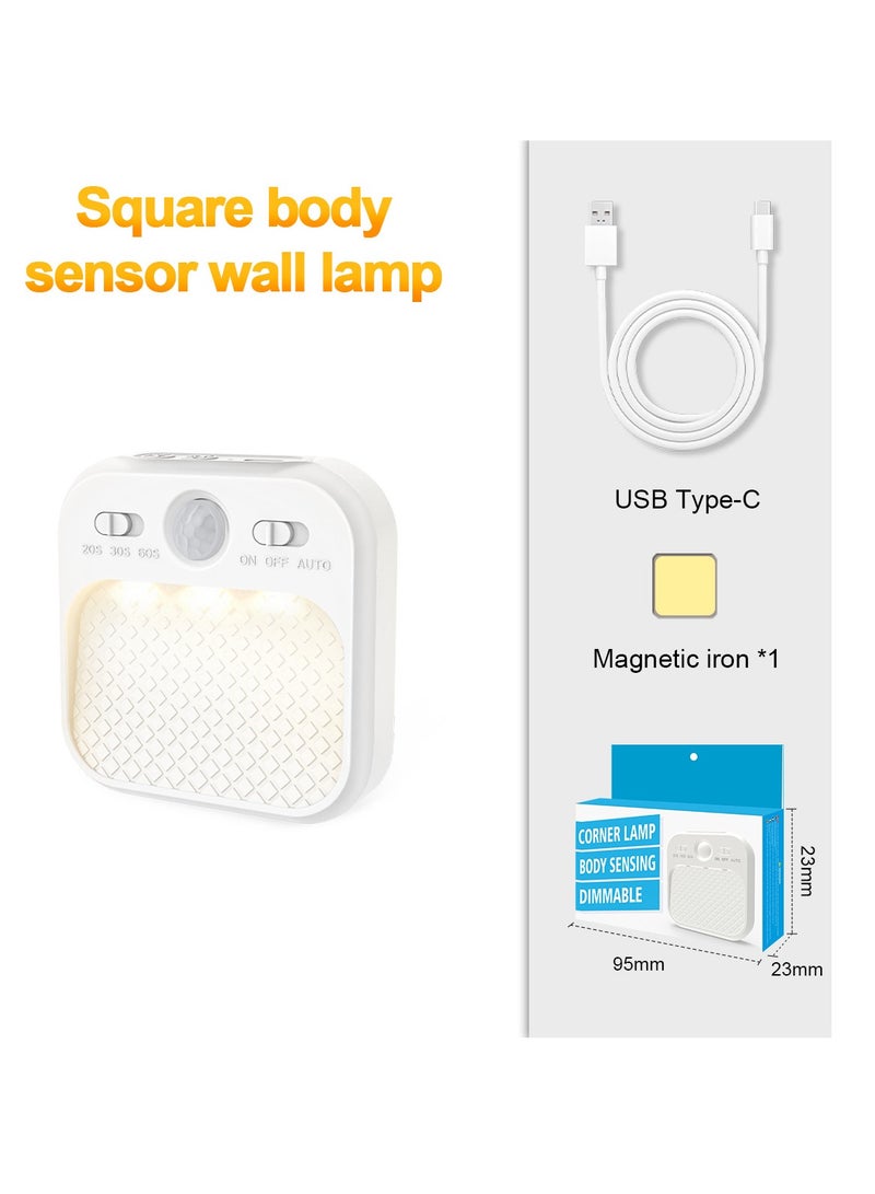 عام الصمام مجلس الوزراء ضوء مربع ذكي جسم الإنسان الاستشعار ضوء اليد الاجتياح ضوء الليل مناسبة للمطبخ ، غرفة المعيشة وغرفة النوم - Image 5
