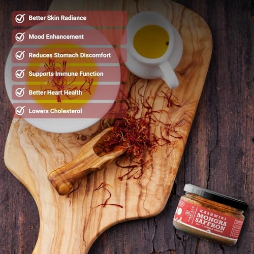 First Bud Organics Pure Kashmiri Mongra Saffron (1g) | Grade A++ Kesar | Lab Tested | Original Kesar Threads | No Added Color | Premium Quality by First Bud Organics - Image 5