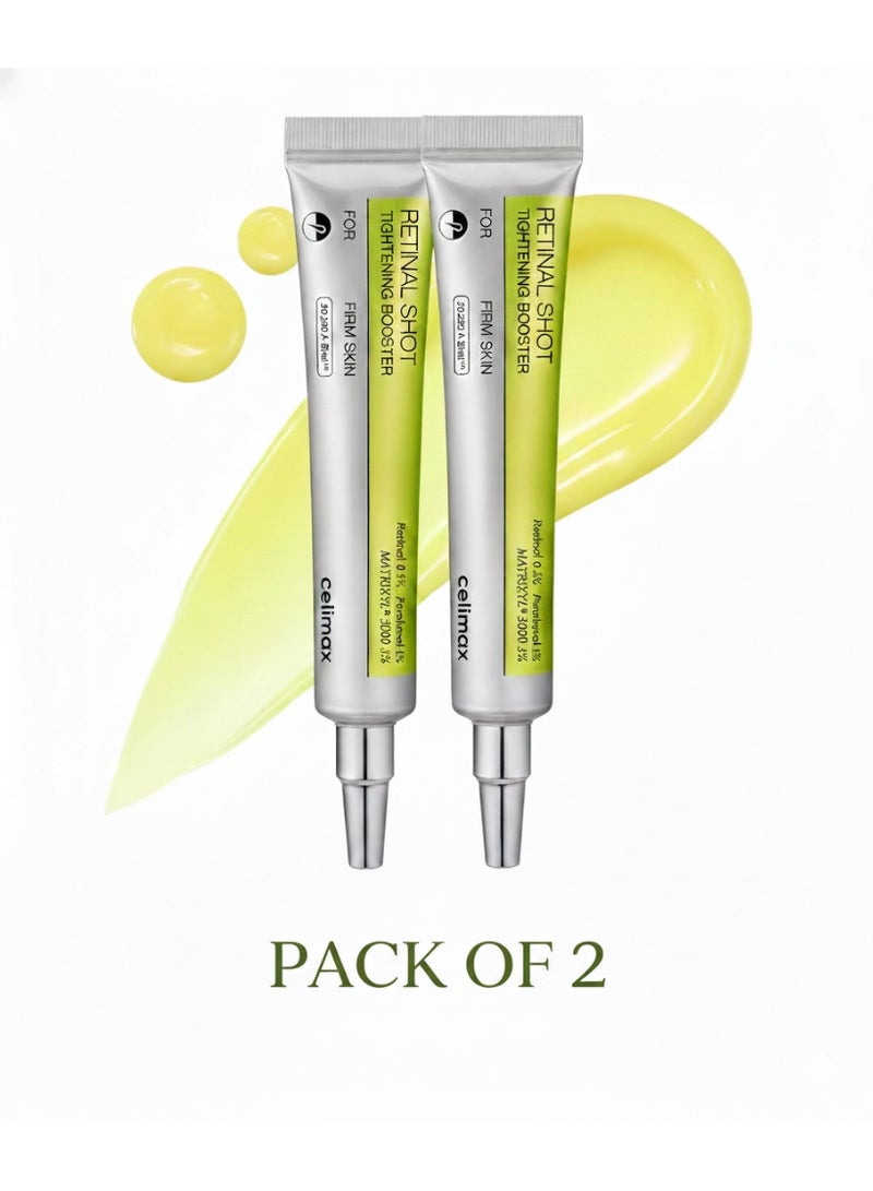 سيليماكس Value Pack of 2 - The Vita A Retinal Shot Tightening Booster | with Liposomized Retinal, Matryxyl, Pore Minimizer, Wrinkles & Fine Lines, Firmer Skin, 15ml x 2 - Image 1