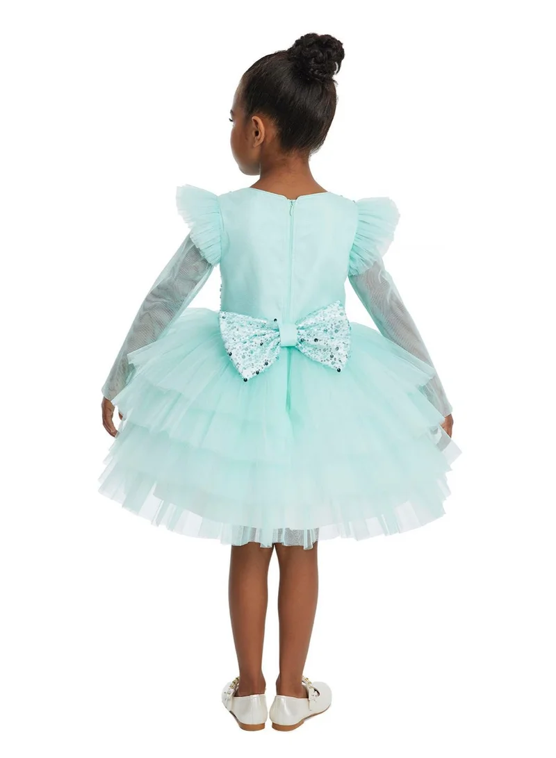 VIA BAMBINO Lovely Girls Dress Mint 34053