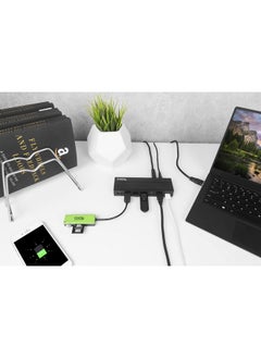 Plugable 7Port Usb 3.0 Hub With 36W Power Adapter Driverless Effortlessly Connect Devices And Transfer Data At High Speeds  - Image 2