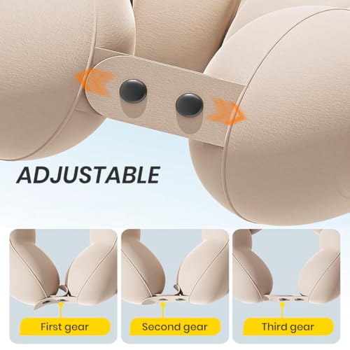 HANNEA® Inflatable Travel Pillow for Airplane, Soft Velvet Inflatable Travel Neck Pillow for Airplanes, Train, Car, Home and Office - Image 5