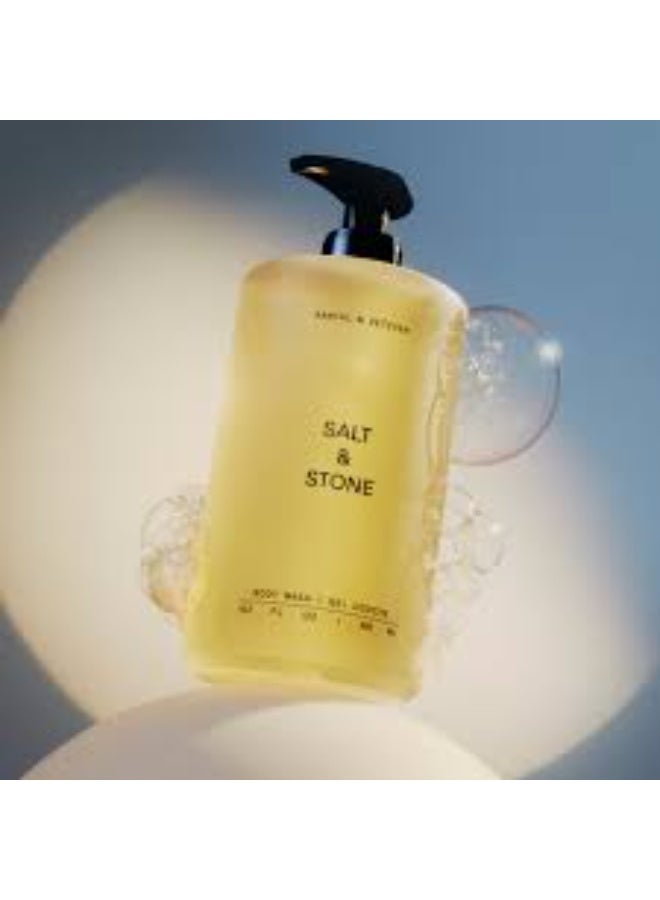 SALT & STONE Body Wash - Santal & Vetiver 450ml - Image 2
