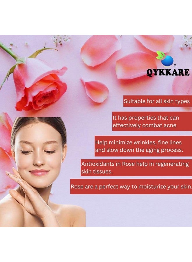 Qykkare Aloe Rose Gel for skin hydration & youthful glowing skin 100gm Ã 2 - Image 3