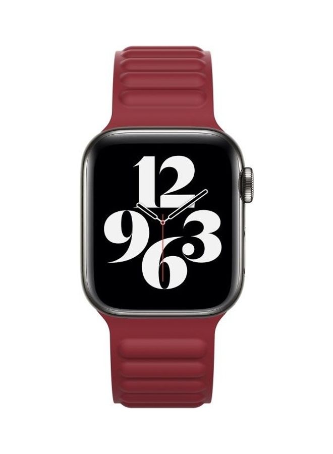 NIBEMINENT Replacement Watchband For Apple Watch Series 7/6/5/4/3/2/1/SE 38/40/41mm Red - Image 3