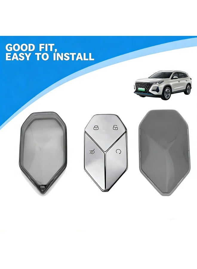 إكسسوارات مفتاح BYD Leopard 5 – حامل حماية ذكي من TPU مع سلسلة مفاتيح لـ Leopard 5/8 – إكسسوارات سيارة مضادة للخدش لسلسلة BYD Leopard (أسود) - Image 5