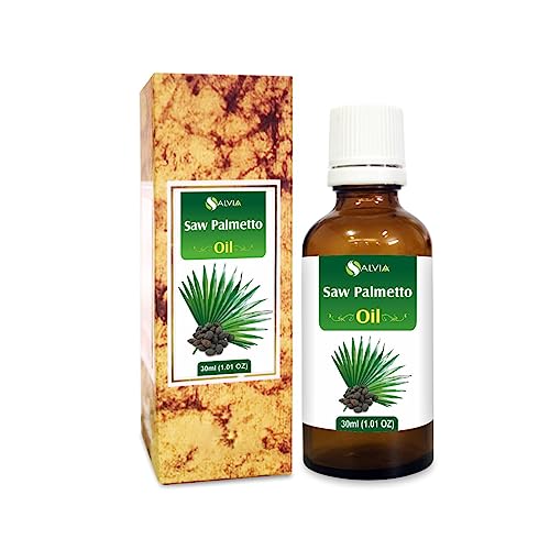 Salvia Saw Palmetto Oil Cosmetic Grade (30 ml / 1.01 fl oz) - Botanical Oil for Hair Scalp Massage & DIY Beauty Formulations - Image 1