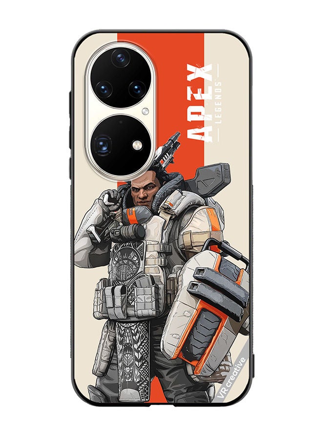 VR CREATIVE Protective Case Cover For Huawei P50 Pro Apex Legends Gibby Design Multicolour - Image 1