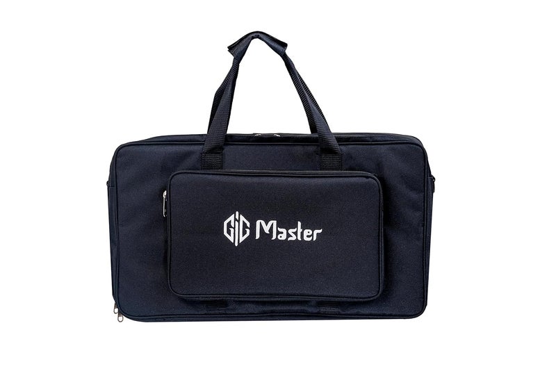 GIG Master غطاء وحدة التحكم DJ وحقيبة ظهر لحماية Hercules Jogvision USB، حقيبة خفيفة الوزن مبطنة بسماكة 12 مم مع جيب أمامي (أسود) - Image 2