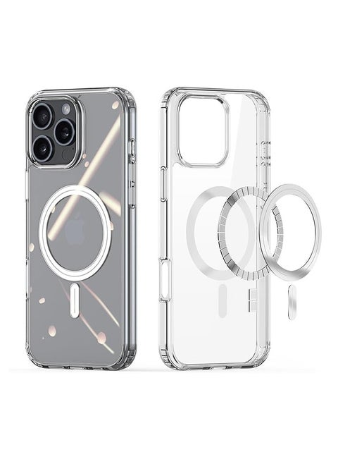 Clear Case Compatible with iPhone 16 Pro ProMax  Case, Clear, Crystal Clear, Anti-Yellowing, Scratch Resistant, Shock Resistant, Transparent, Slim Design, Raised Edges, Bumper Cover