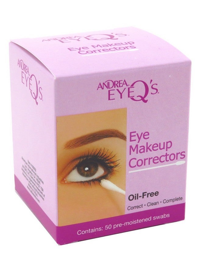 Andrea Eye Q's Eye Make-Up Correctors Swabs 50 Count (2 Pack) - Image 2