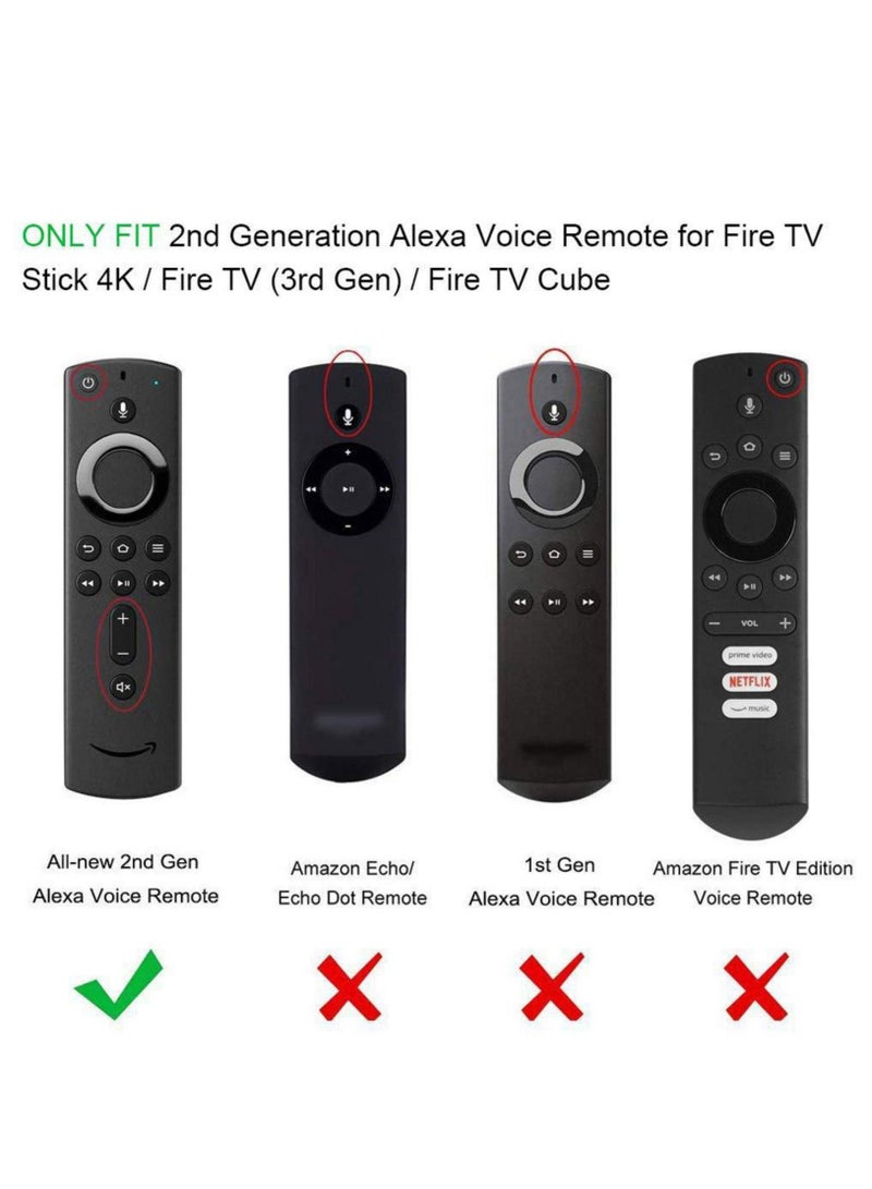 IAF Protective Cover for Fire TV Stick 4K / Fire TV (3rd Generation) Remote Control Silicone Cover Non-Slip Shock-Resistant Cover for Fire TV Cube - Image 2