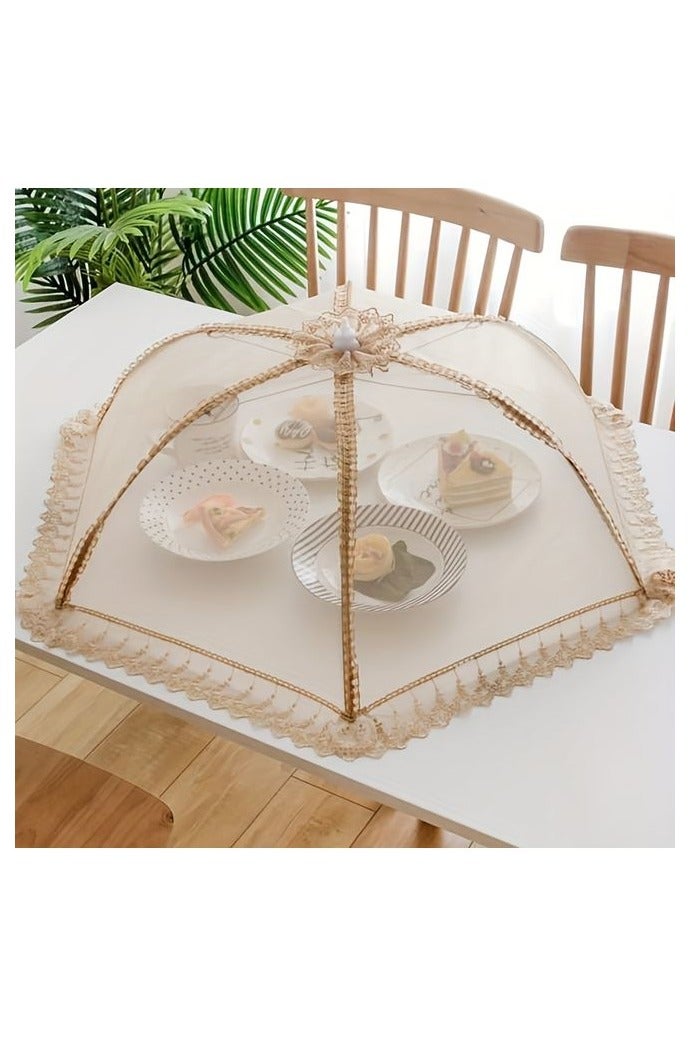 هومستر 1 فرسخ مكعّب، تغطية غطاء نباتي، تغطية وجبة وطاولة غطاء نباتي، تغطية مظلة نباتية غطاء قابل للطي مقاوم للغبار، البعوض المضاد للتراب والمضاد للتراب والمضاد للذباب - Image 4