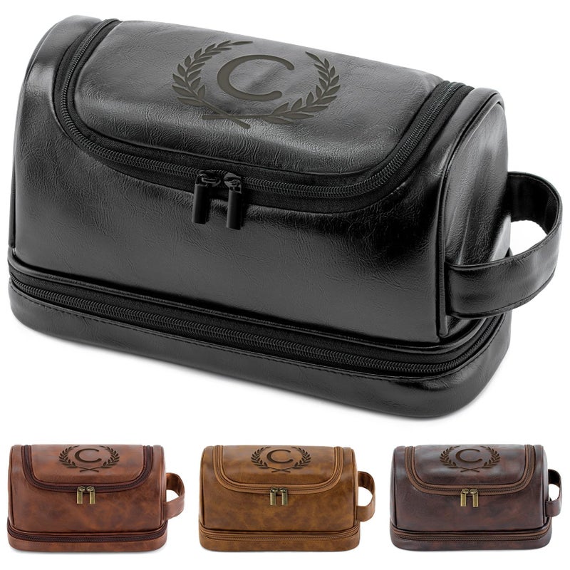 Aganmi Personalized Husband Birthday Gift from Wife Travel Toiletry Bag for Men Him Cool Valentines Thanksgiving Christmas Anniversary Birthday Gifts for Husband Boyfriend Partner Black C - Image 2