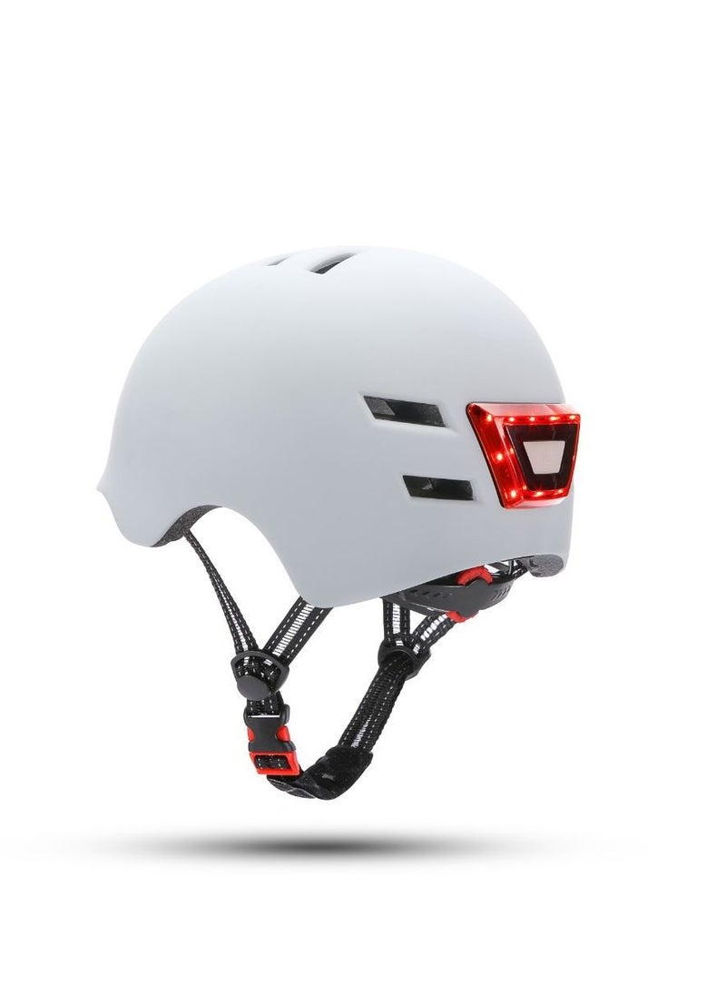 Outdoor Sports - Helmet with front and back Chargeable Led Lamp Lights MTB Bike  Skates and Scooter  Helmet for Unisex - Image 1