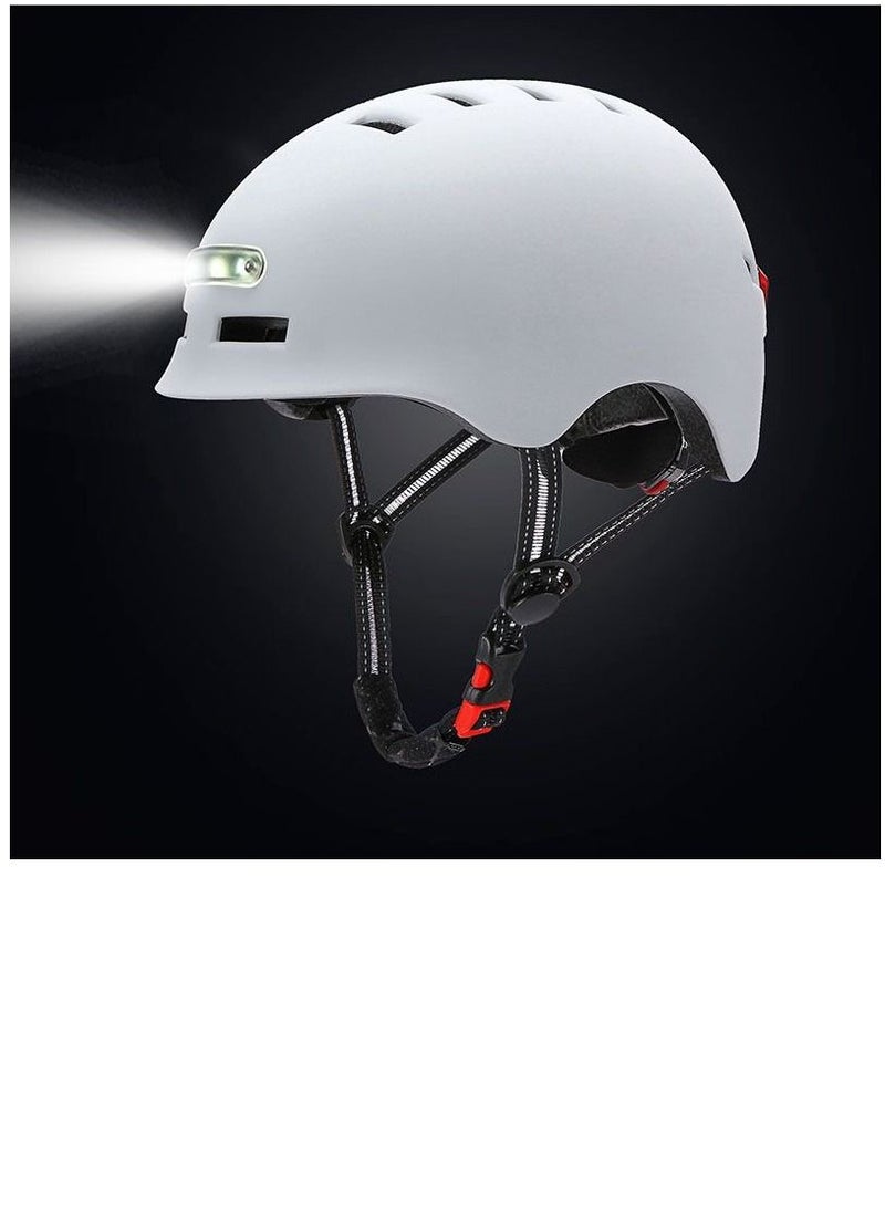 Outdoor Sports - Helmet with front and back Chargeable Led Lamp Lights MTB Bike  Skates and Scooter  Helmet for Unisex - Image 1