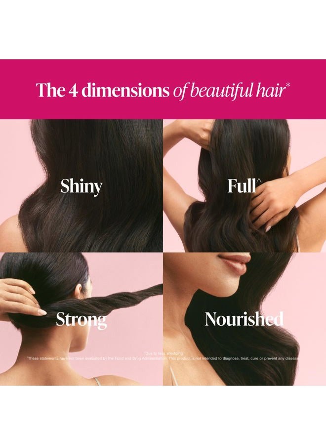 Viviscal مكملات دورة نمو الشعر 4D للنساء لشعر كامل وقوي وصحي؛ مصنوعة من الكيراتين وفيتامين A والبيوتين والزنك، إمداد لمدة 30 يومًا، 60 حبة - Image 3