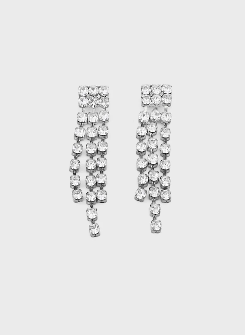 Ella Limited Edition Rhinestone Necklace & Drop Earring Set