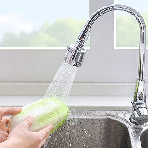 TOMATUS® 2 Pcs 360 Degree Swivel Water Faucet Aerator Nozzle Filter Water Saving Tap Diffuser Kitchen Accessories - Image 2