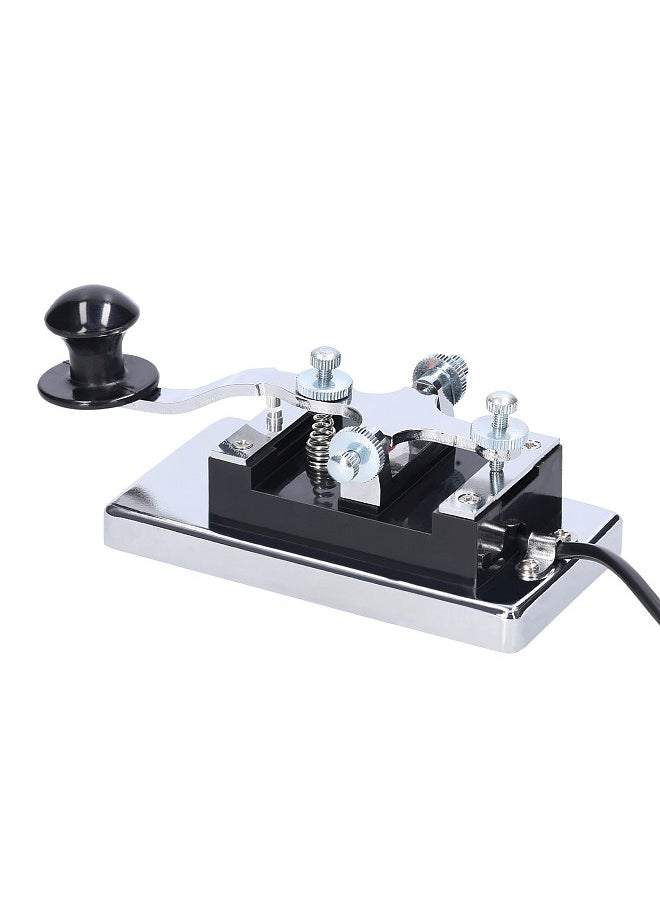 Generic K4 Heavy-duty Electric Telegraph Key CW Communication Short Waves Morse Code Key DIY Telegraphing Key for Shortwave Radios Communication Teaching  - Image 5