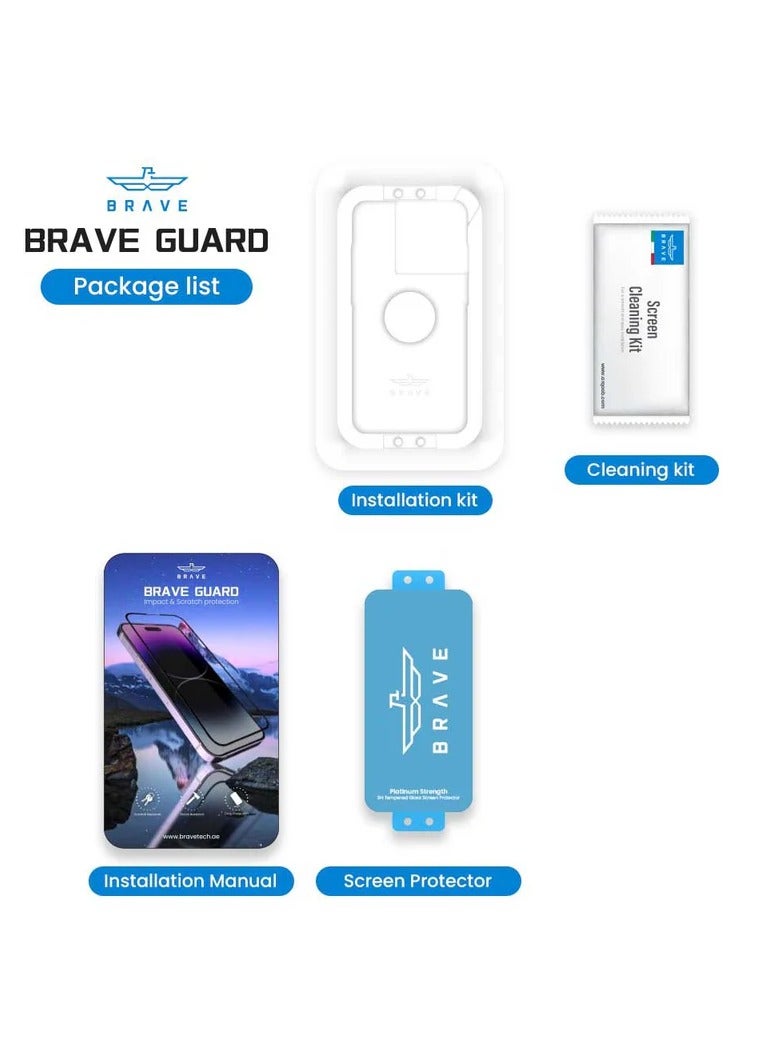 Brave Iphone 13 Pro Brave Privacy Screen Protector , Impact & Scratch Protection - Image 2