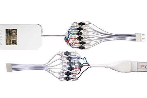 Litcessory Controller to 6-Pin Adapter for Philips Hue/WiZ Lightstrip (Hardwired Version, White - STANDARD 6-PIN V3 / WiZ Lightstrip) - Image 4