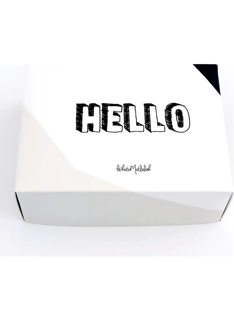 Bikutumutluluk Hello Geometric Cool Gift Box (Only Box) 