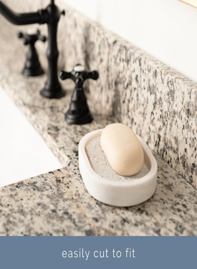 S&T INC. Bar Soap Holder for Kitchen, Bathroom, and Soap Dish, 4 Pack, White, 2.9 inches by 4.4 inches - Image 5