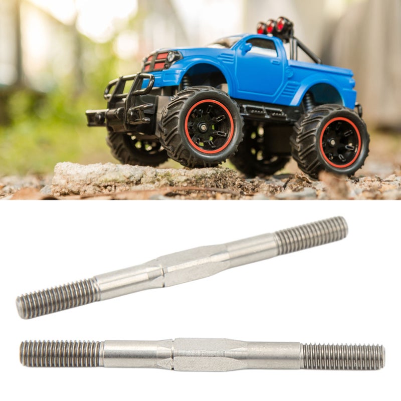 2PCs RV Turnbuckle Tie Rod High Strength Steel M5 65mm Heavy Duty Anti Impact Replacement for ARRMA 1/7 1/8 Series - Image 4