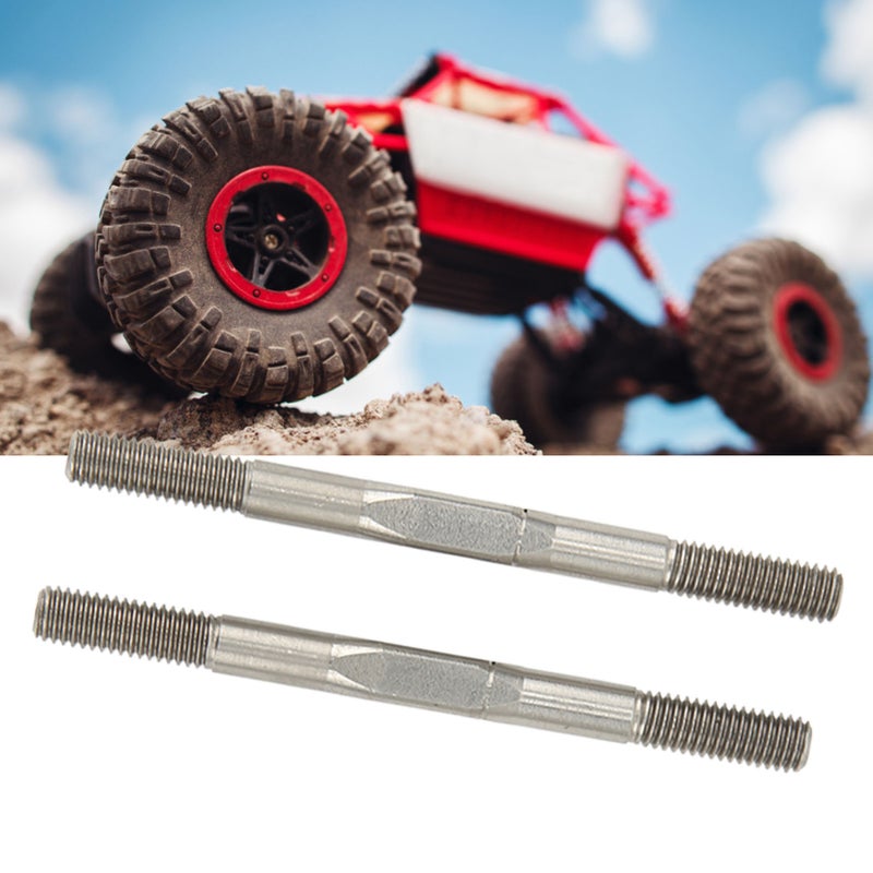 2PCs RV Turnbuckle Tie Rod High Strength Steel M5 65mm Heavy Duty Anti Impact Replacement for ARRMA 1/7 1/8 Series - Image 3