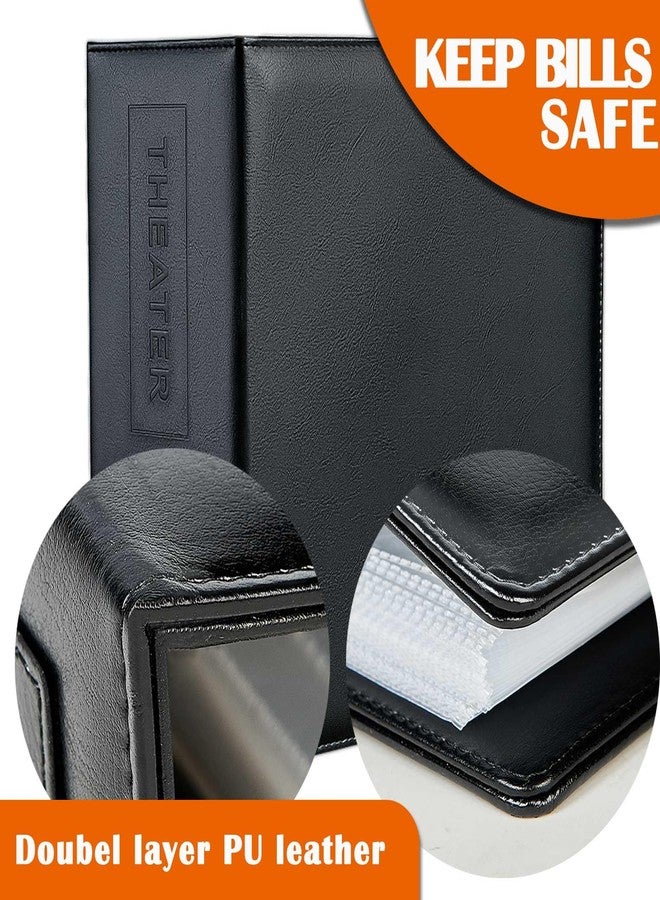 HYRAUL 4‘’ Show-Bill Binder Includes 30 Sleeves with Top Flap, D Ring Organizer for Broadway and Theater Gift, PU Leather with Laber Holder - Image 5