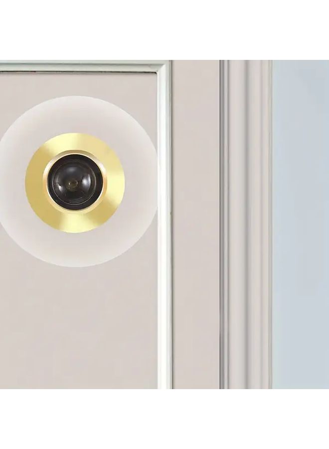 High Definition Wide Angle Red Bronze Cat Eye Door Viewer Anti Theft Door Mirror 180 200 Degree Glass Lens With Privacy Peephole Discreet View Hotel Security Hardware Compact Design - Image 4