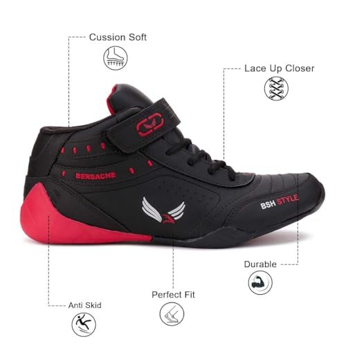 BERSACHE Premium Sports,Gym, Trending, Stylish Running Shoes For Men (Black),6 UK - Image 5