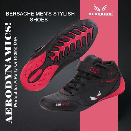 BERSACHE Premium Sports,Gym, Trending, Stylish Running Shoes For Men (Black),6 UK - Image 4