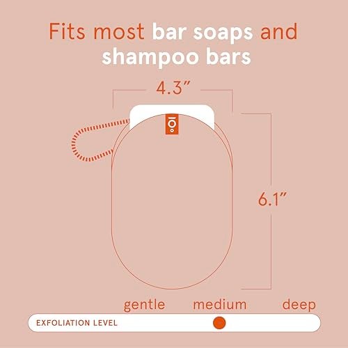 Cleanlogic Bath & Body Exfoliating Soap Saver, Exfoliator Scrubber Pouch, Daily Skincare Routine for Smooth Clean Skin, Assorted Colors, 3 Count Value Pack - Image 3