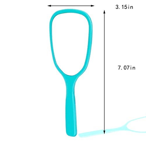 Aestivate 4PC Hand Mirror, Travel Handheld Mirror, Cosmetic Mirror with Handle (4PC) - Image 2
