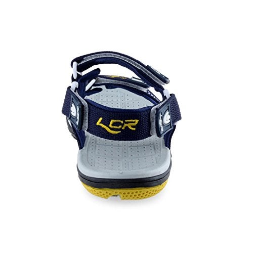 Lancer mens EARTH-1 Blue - Yellow Sport Sandal - 9 UK (EARTH-1-$P_Blue Yellow_9 UK) - Image 4
