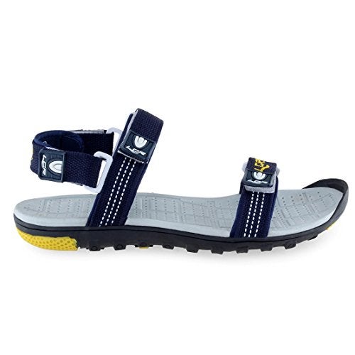 Lancer mens EARTH-1 Blue - Yellow Sport Sandal - 9 UK (EARTH-1-$P_Blue Yellow_9 UK) - Image 3