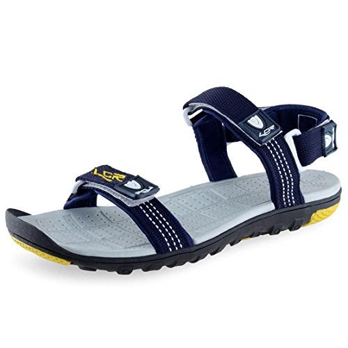 Lancer mens EARTH-1 Blue - Yellow Sport Sandal - 9 UK (EARTH-1-$P_Blue Yellow_9 UK) - Image 1