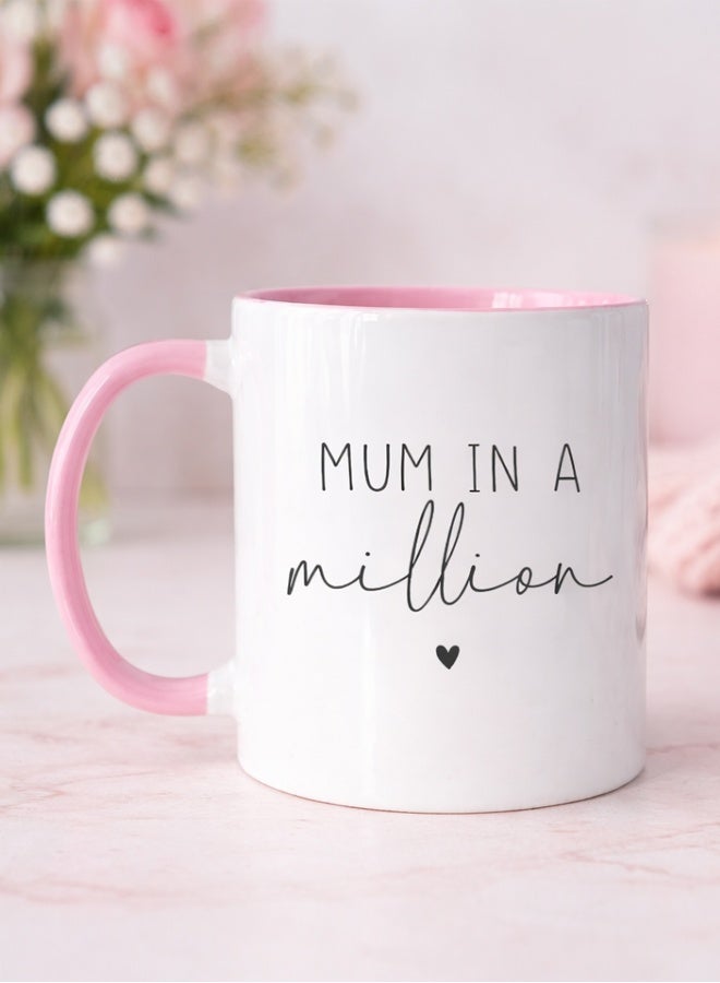Share the Love Mum in a Million, Coffee Mug - Image 2