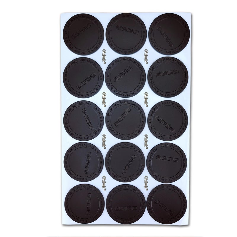 PixiDoodle PixiDoodle Silicone Bottoms for Tumblers with Care Instructions Protective AntiSlip Rubber Bottom with Adhesive for Wine Tumblers Skinny Straight Tumblers and Mason Jars Black 15 Pack