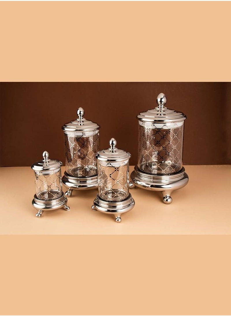 Generic - Spice and condiment storage container set with lids for safe use. - Image 1