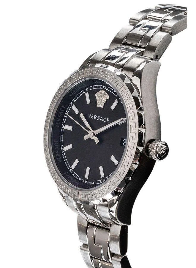 VERSACE Hellenyium GMT Black Dial Watch