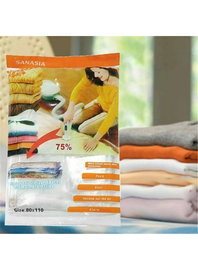 Generic valueable 1 Vacuum-sealed storage bags, strong, space-saving, reusable, and provide 80% more storage space (70 x 100 cm). - Image 3