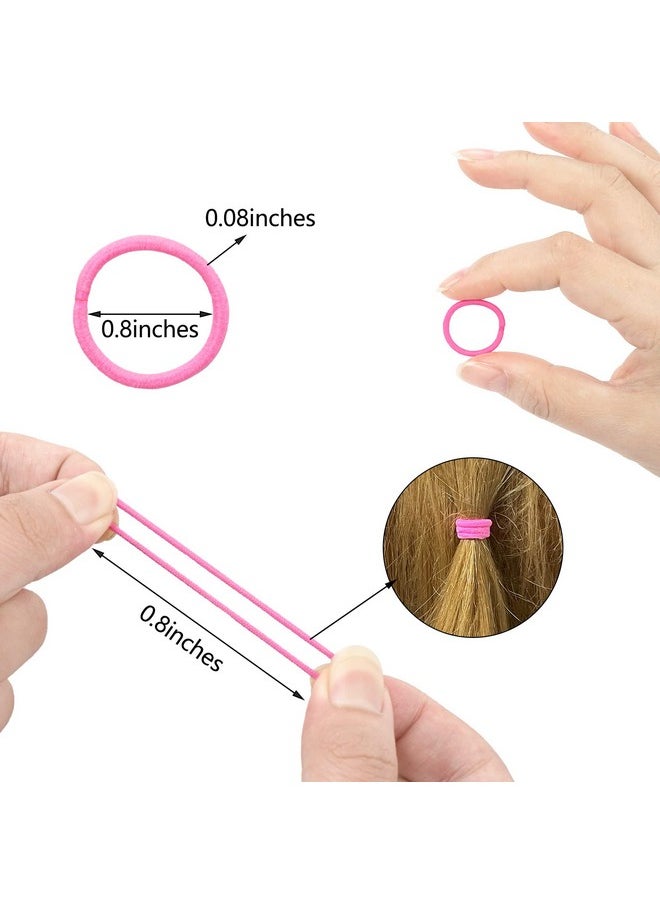 CELLOT - 360Pcs Baby Hair Ties 36 Multicolors Elastic Hair Ties2Cm In Diameter No Crease Finger Rubber Hair Elasticssmall Thin Hair Ponytail Holders Hair Accessories For Baby Girls Toddlers Kids - Image 1